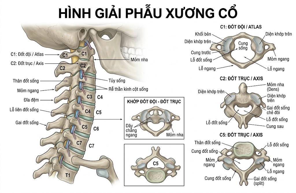 hệ xương cổ